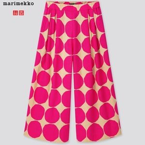 Marimekko Linen Cotton Cropped Pants NWT